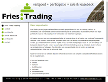 Tablet Screenshot of friestrading.nl